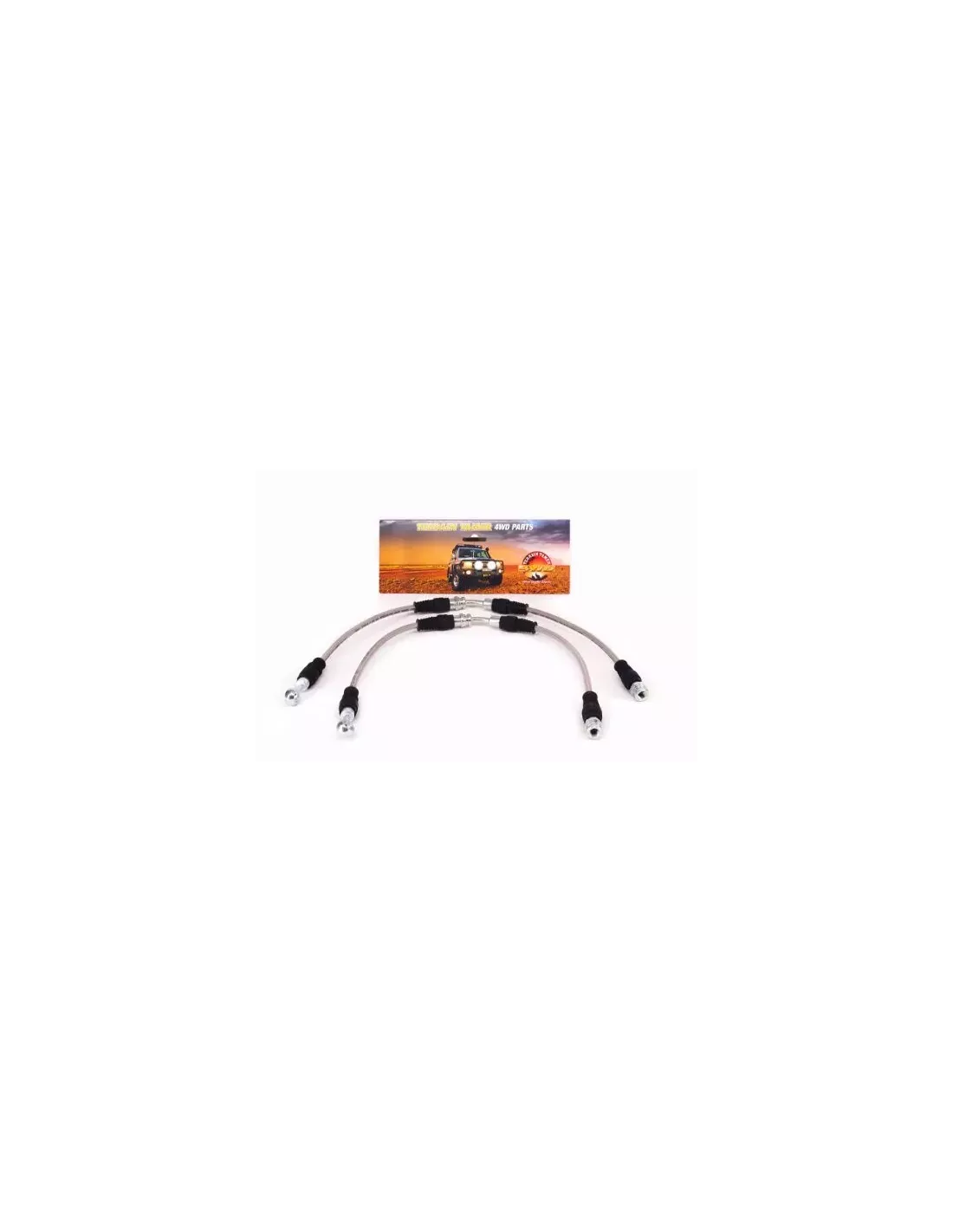 Durites frein tressées avant Big Brake Kit TTBBK01