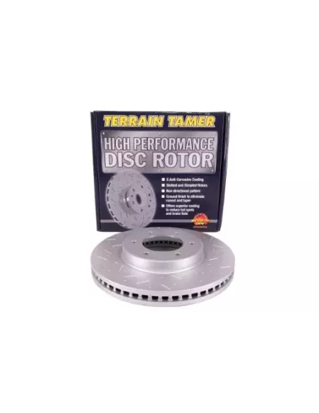 Disque de frein avant rainuré bosselé Terrain Tamer DR3111HP