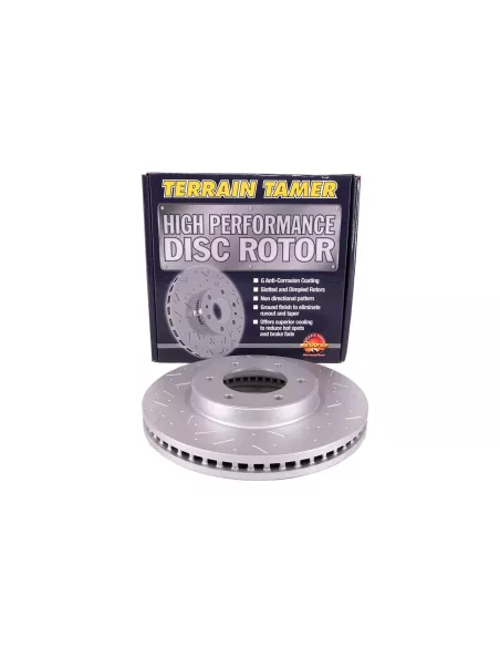 Disque de frein avant rainuré bosselé Terrain Tamer DR3111HP