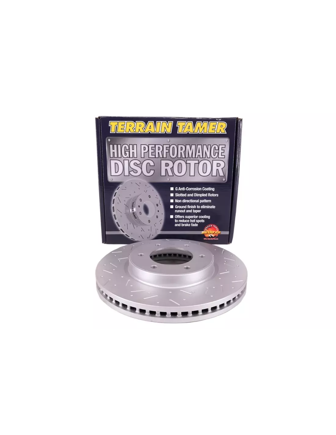 Disque de frein avant rainuré bosselé Terrain Tamer DR3111HP