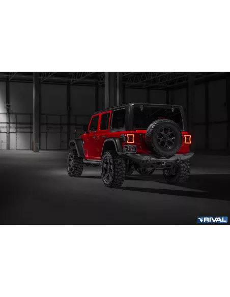 BUMPER REAR RIVAL JEEP WRANGLER JL (USAGE COMPETITION)