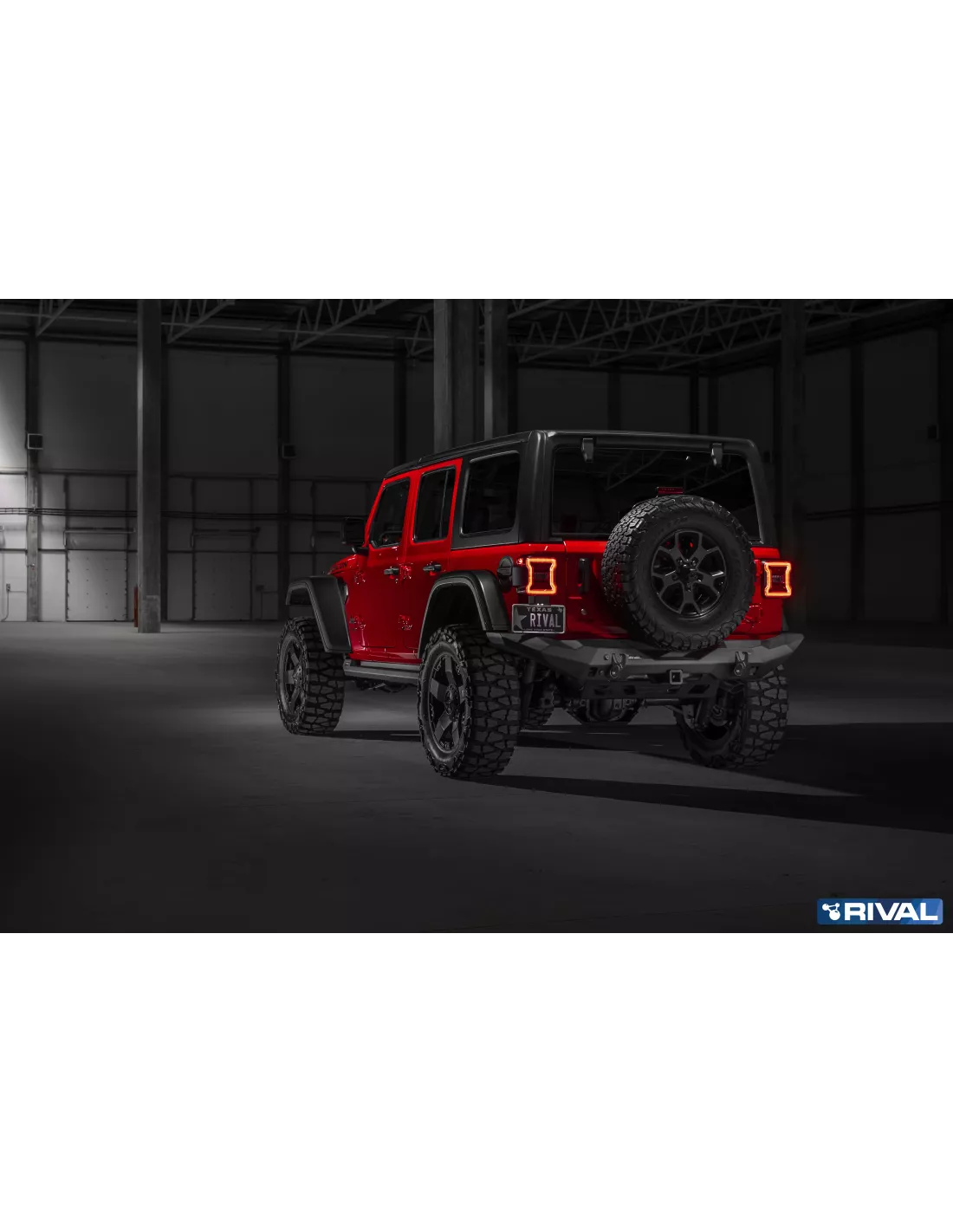 BUMPER REAR RIVAL JEEP WRANGLER JL (USAGE COMPETITION)