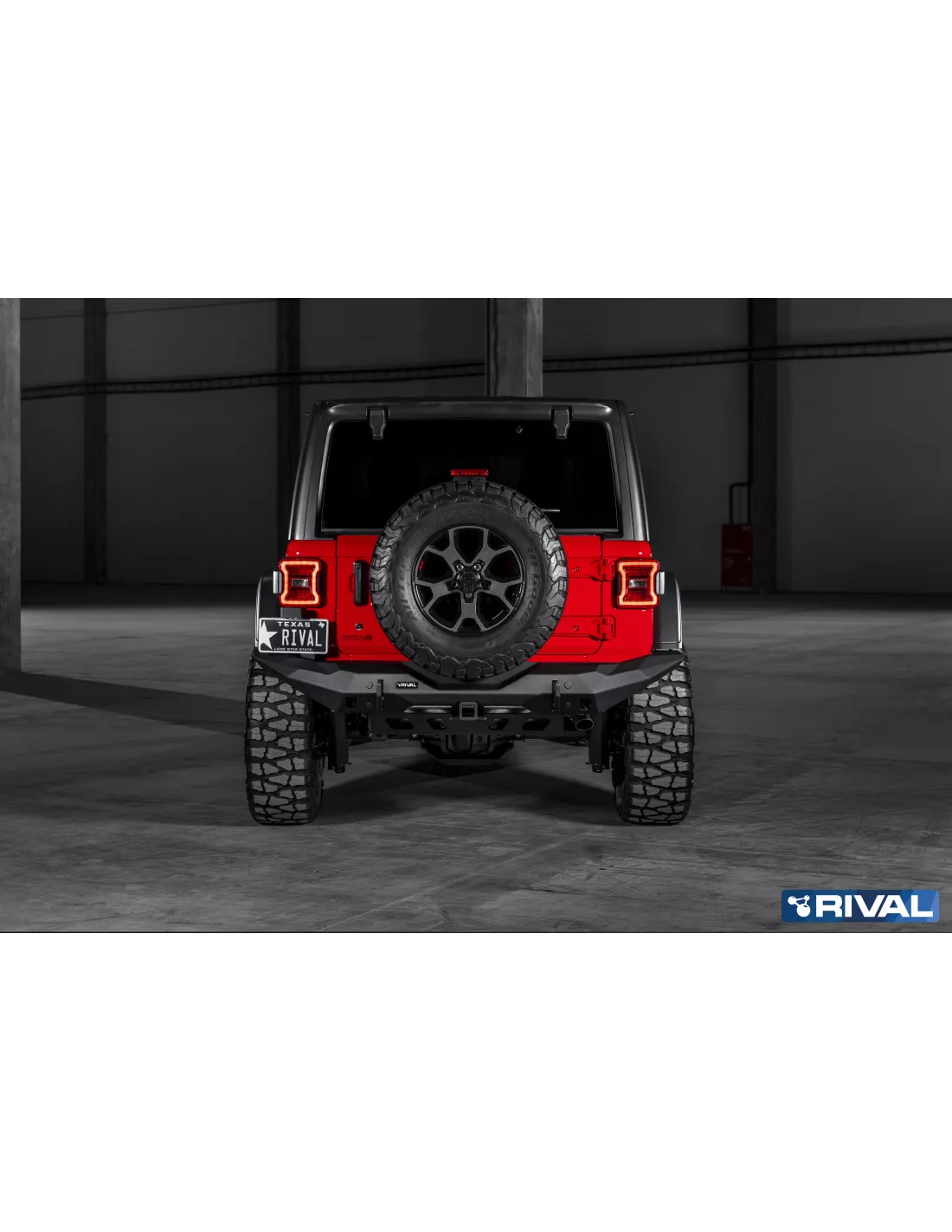 BUMPER REAR RIVAL JEEP WRANGLER JL (USAGE COMPETITION)