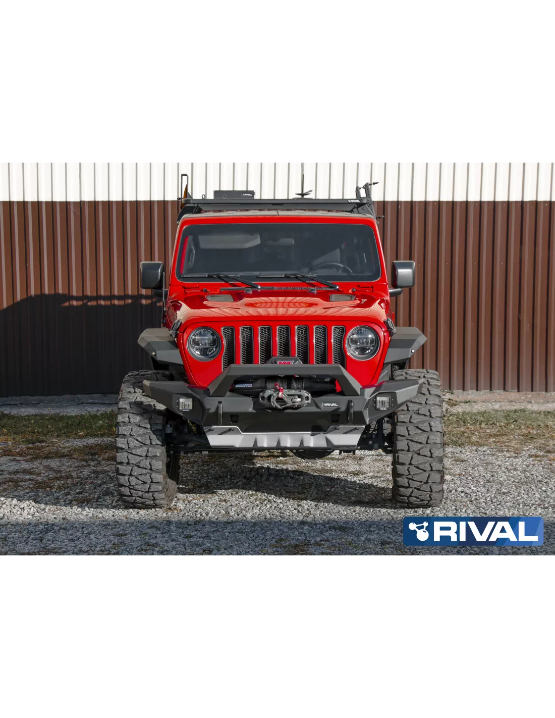 BUMPER FRONT RIVAL JEEP WRANGLER JK/JL (USAGE COMPETITION)