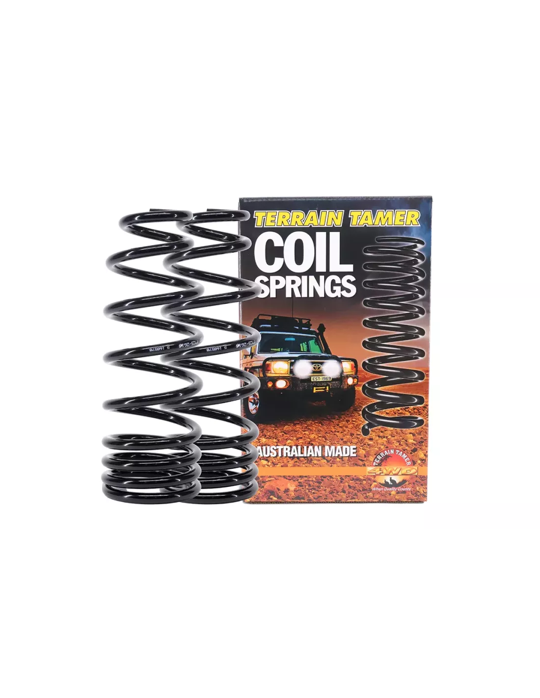 Ressorts hélicoïdaux arrière relevés 45-50 mm Terrain Tamer