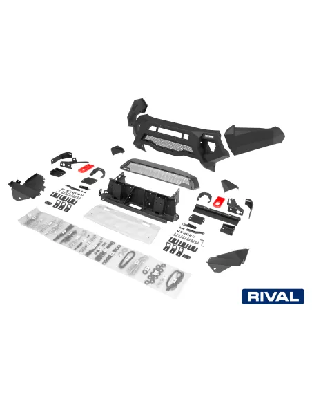 BUMPER FRONT RIVAL TOYOTA HILUX 2021 - (USAGE COMPETITION)