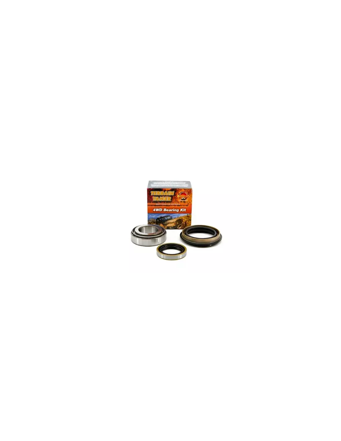 Kit roulement roue frein tambour essieu semi-flottant WBK404
