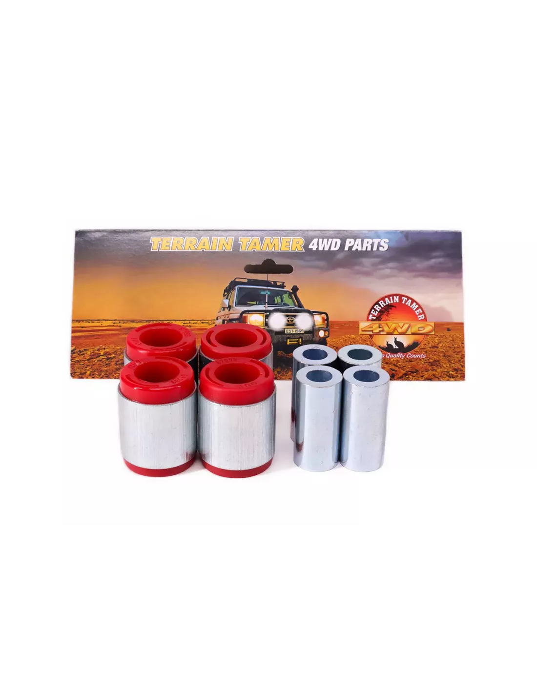 Jeu 4 bagues bras suspension supérieur Terrain Tamer