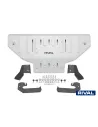 PLAQUE PROTECTION RIVAL RADIATEUR DODGE RAM 1500 / RAM 1500