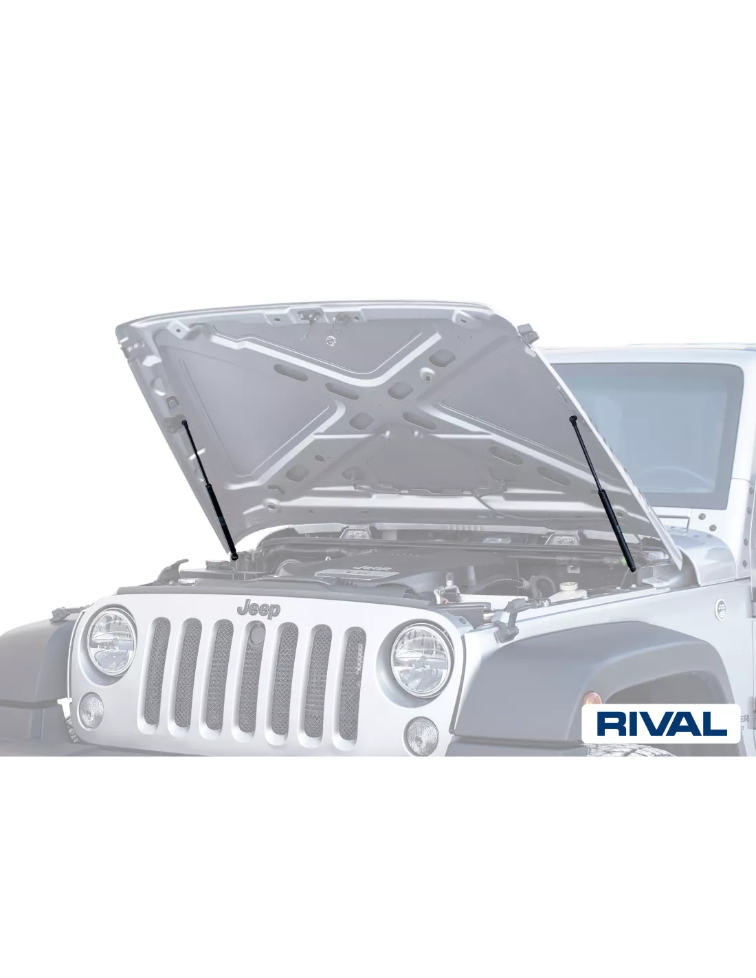 VERINS DE CAPOT RIVAL JEEP WRANGLER 2007-2018