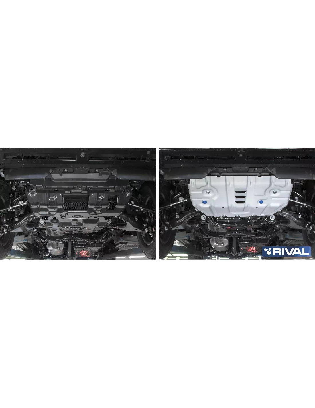 PLAQUE PROTECTION 3 mm RIVAL MOTEUR (PLAQUE 1) TOYOTA LANDCR