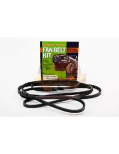 Kit courroies 4JB1 2.8L Diesel direction assistée & clim