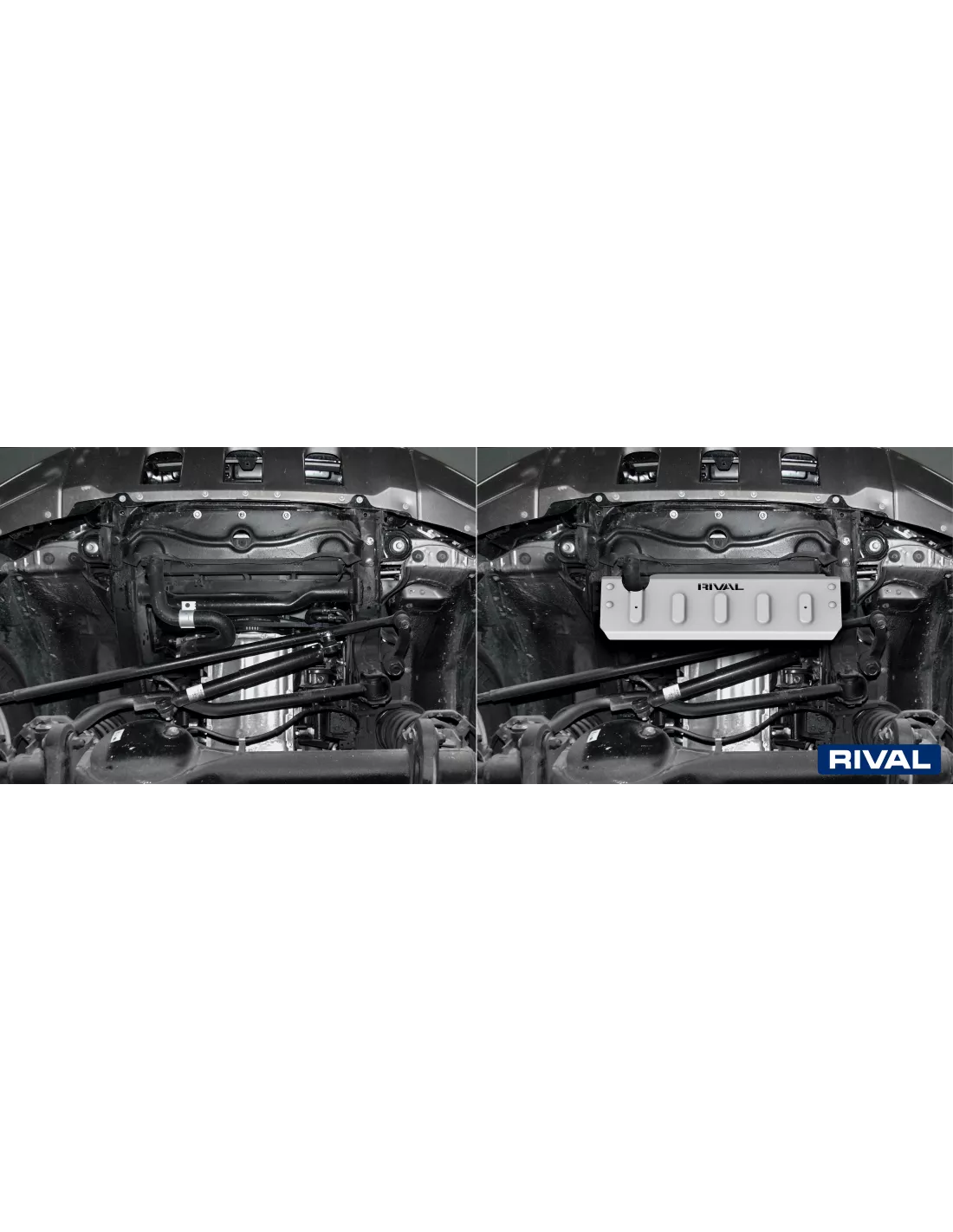 PLAQUE PROTECTION RIVAL BARRES DIRECTION NISSAN PATROL 2016-