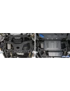 PLAQUE PROTECTION 3 mm RIVAL ACIER BOÎTE DE VITESSES NISSAN 2