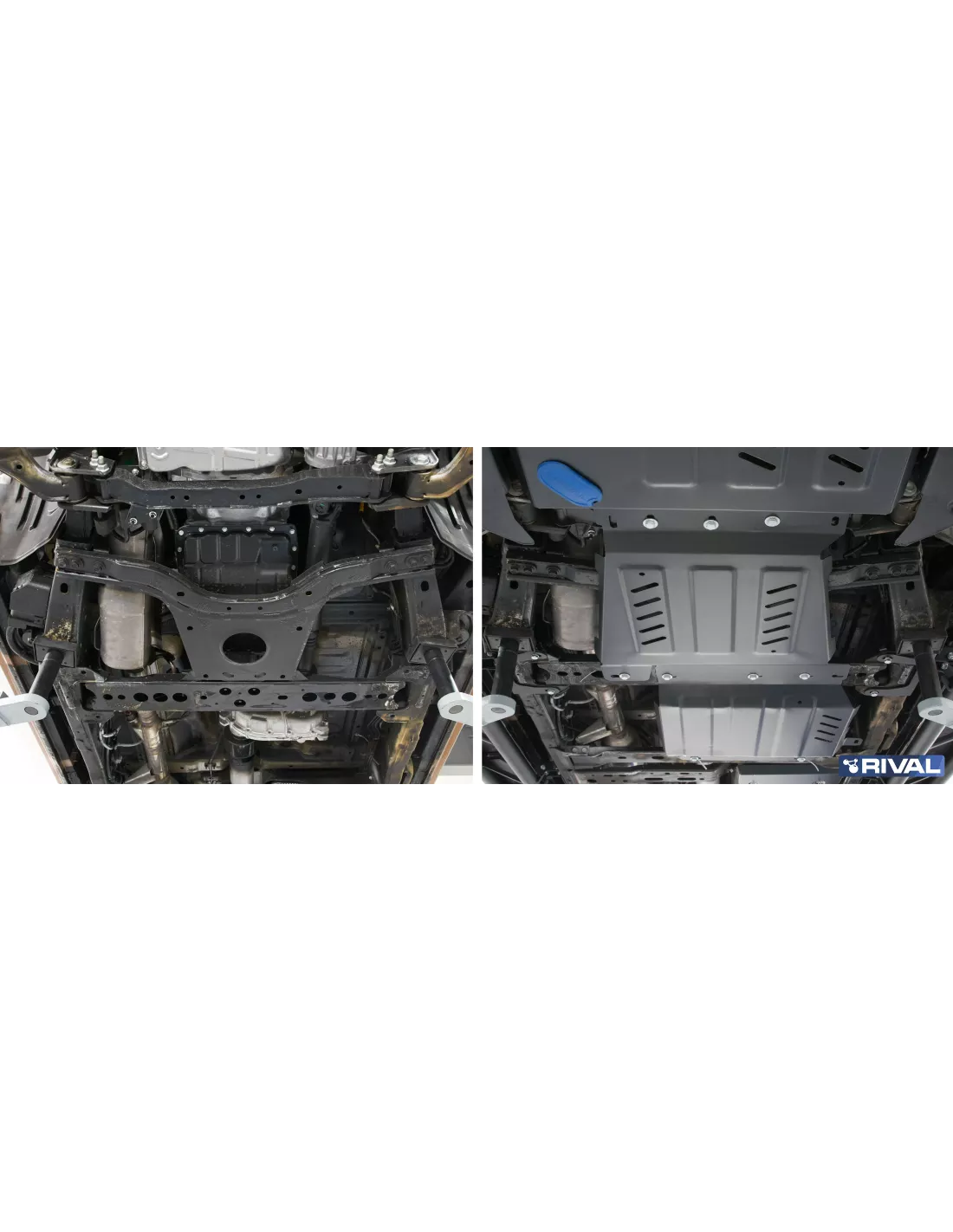 PLAQUE PROTECTION 3 mm RIVAL ACIER BOÎTE DE VITESSES NISSAN