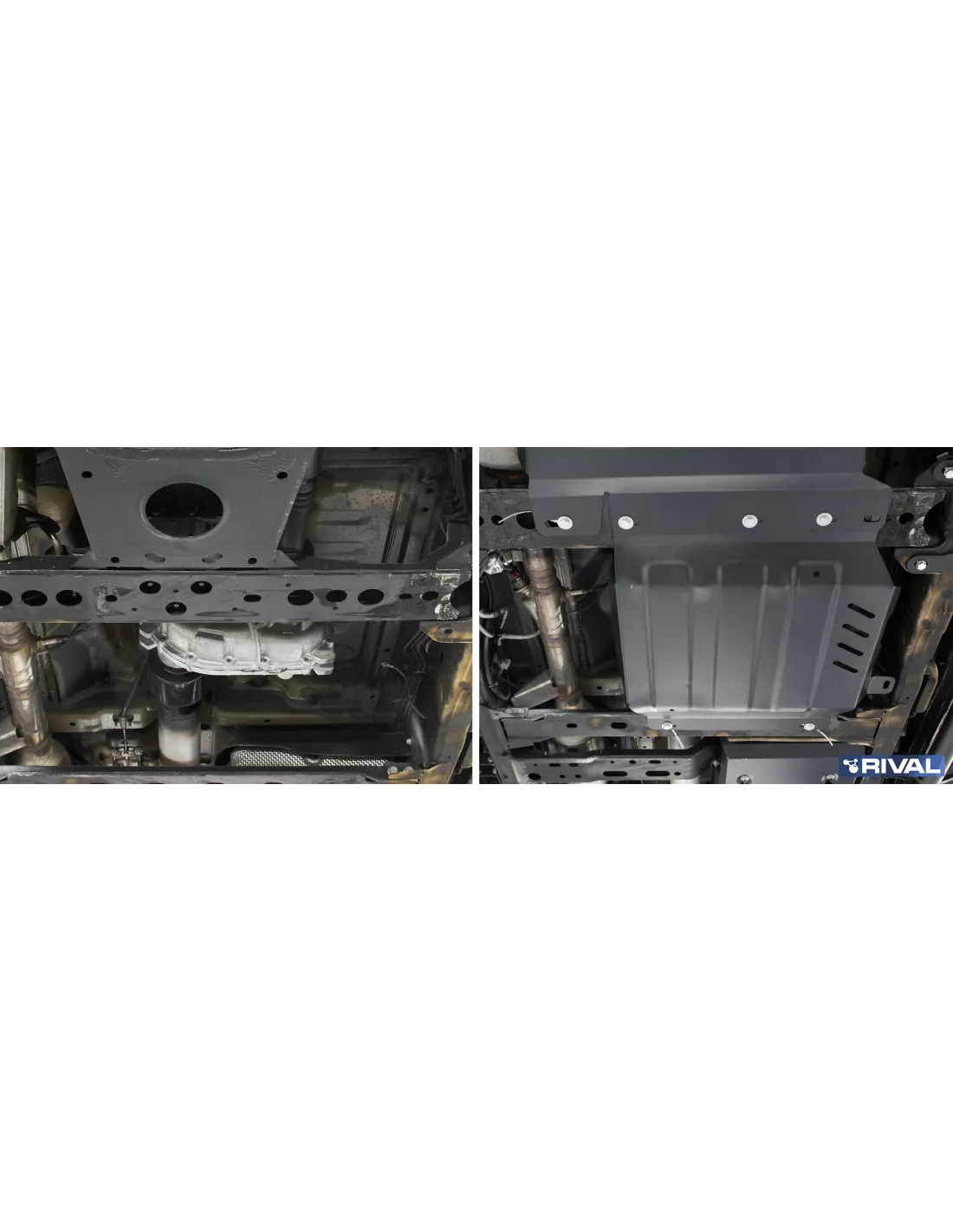 PLAQUE PROTECTION 3 mm RIVAL ACIER BOÎTE TRANSFERT NISSAN NA