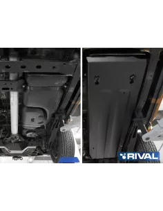 PLAQUE PROTECTION 3 mm RIVAL ACIER RESERVOIR NISSAN NAVARA 2 2