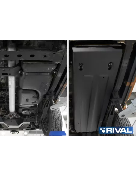 PLAQUE PROTECTION 3 mm RIVAL ACIER RESERVOIR NISSAN NAVARA 2
