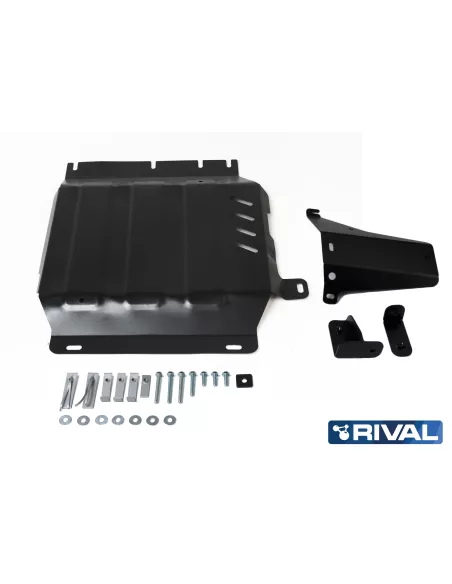 PLAQUE PROTECTION 3 mm RIVAL ACIER BOÎTE TRANSFERT NISSAN NA