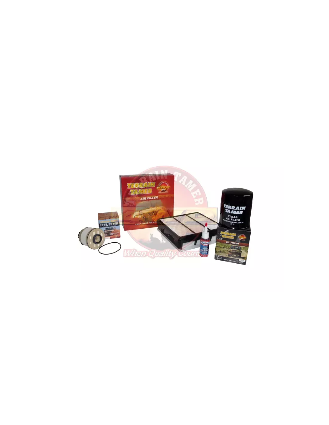 Kit filtres Terrain Tamer Mitsubishi Triton MQ 4D56T 2.5L