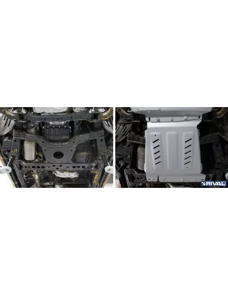PLAQUE PROTECTION 4 mm RIVAL BOÎTE DE VITESSES NISSAN NAVARA