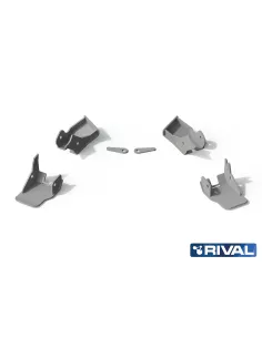 PLAQUE PROTECTION RIVAL TRIANGLES JEEP WRANGLER 2018-2021