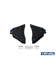 PLAQUE PROTECTION 3 mm RIVAL TRIANGLES ACIER FORD RANGER 202