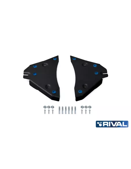 PLAQUE PROTECTION 3 mm RIVAL TRIANGLES ACIER FORD RANGER 202