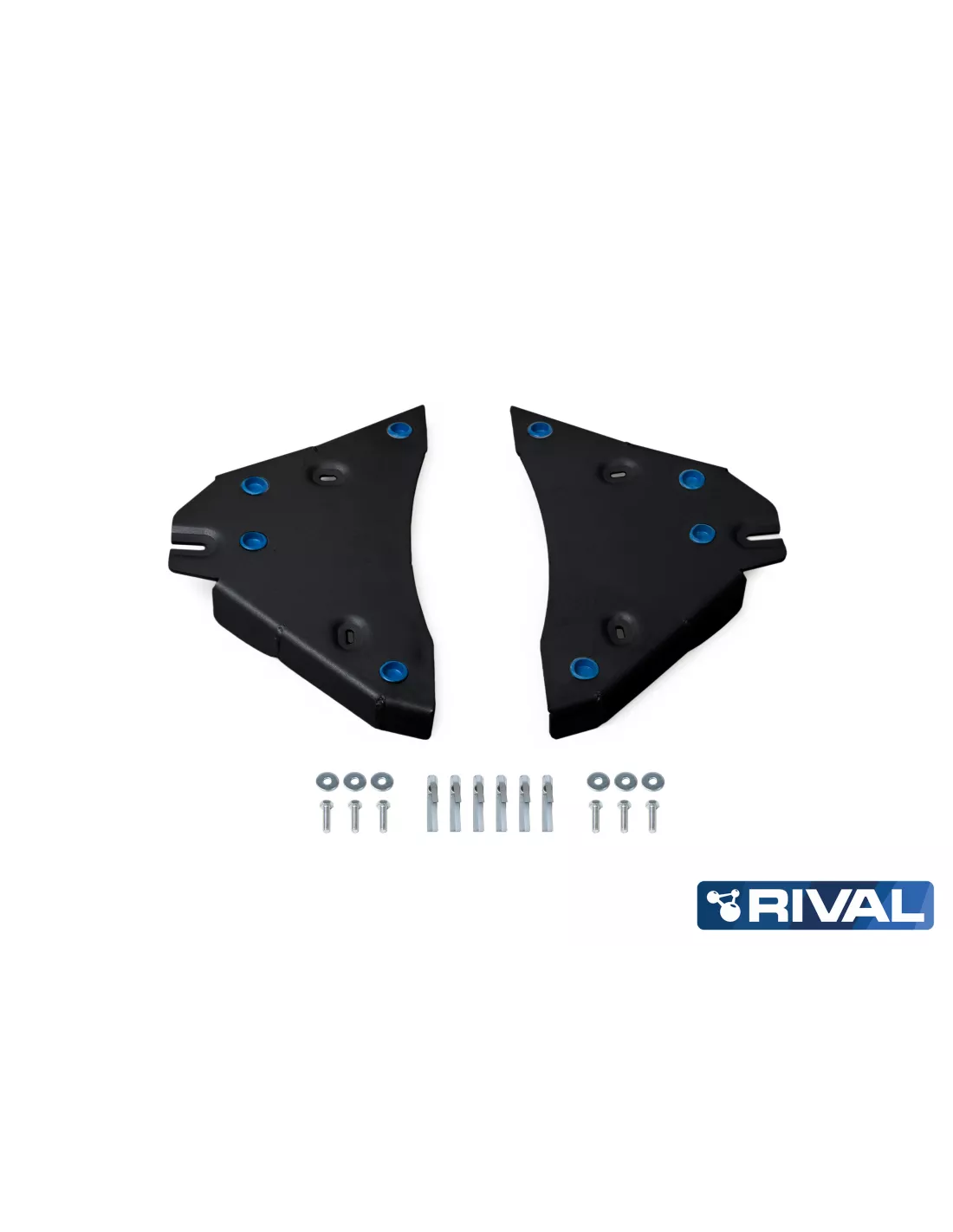 PLAQUE PROTECTION 3 mm RIVAL TRIANGLES ACIER FORD RANGER 202