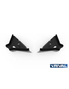 PLAQUE PROTECTION 3 mm RIVAL ACIER TRIANGLES AV FORD RANGER