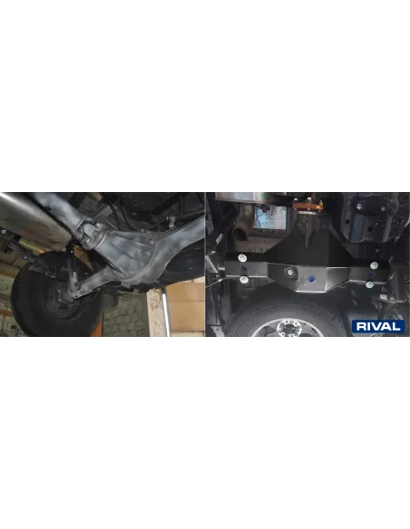 PLAQUE PROTECTION 3 mm RIVAL ACIER DIFFERENTIEL FORD RANGER