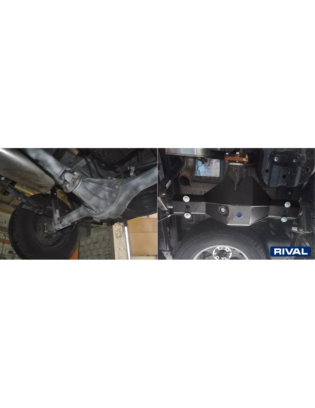 PLAQUE PROTECTION 3 mm RIVAL ACIER DIFFERENTIEL FORD RANGER