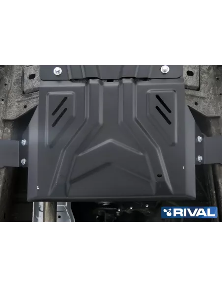 PLAQUE PROTECTION 3 mm RIVAL ACIER BOÎTE TRANSFERT FIAT FULL