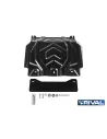 PLAQUE PROTECTION 3 mm RIVAL ACIER MOTEUR FIAT FULLBACK 2016