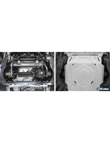 PLAQUE PROTECTION 4 mm RIVAL MOTEUR FIAT FULLBACK 2016-