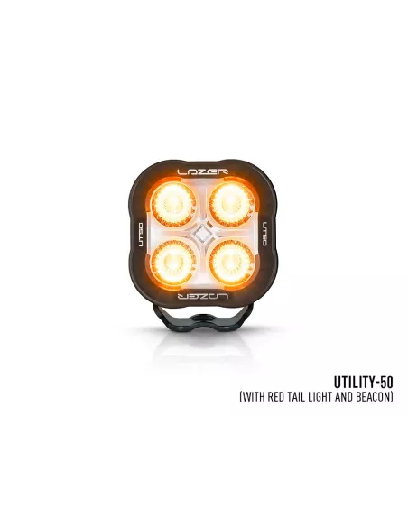 PHARE LED LAZER UTILITY-50 NOIR BEACON & FEUX ROUGE