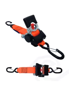 SANGLE ARRIMAGE AUTO-RETRACTABLE CROCH. LINGUET 50mm x 1.8M
