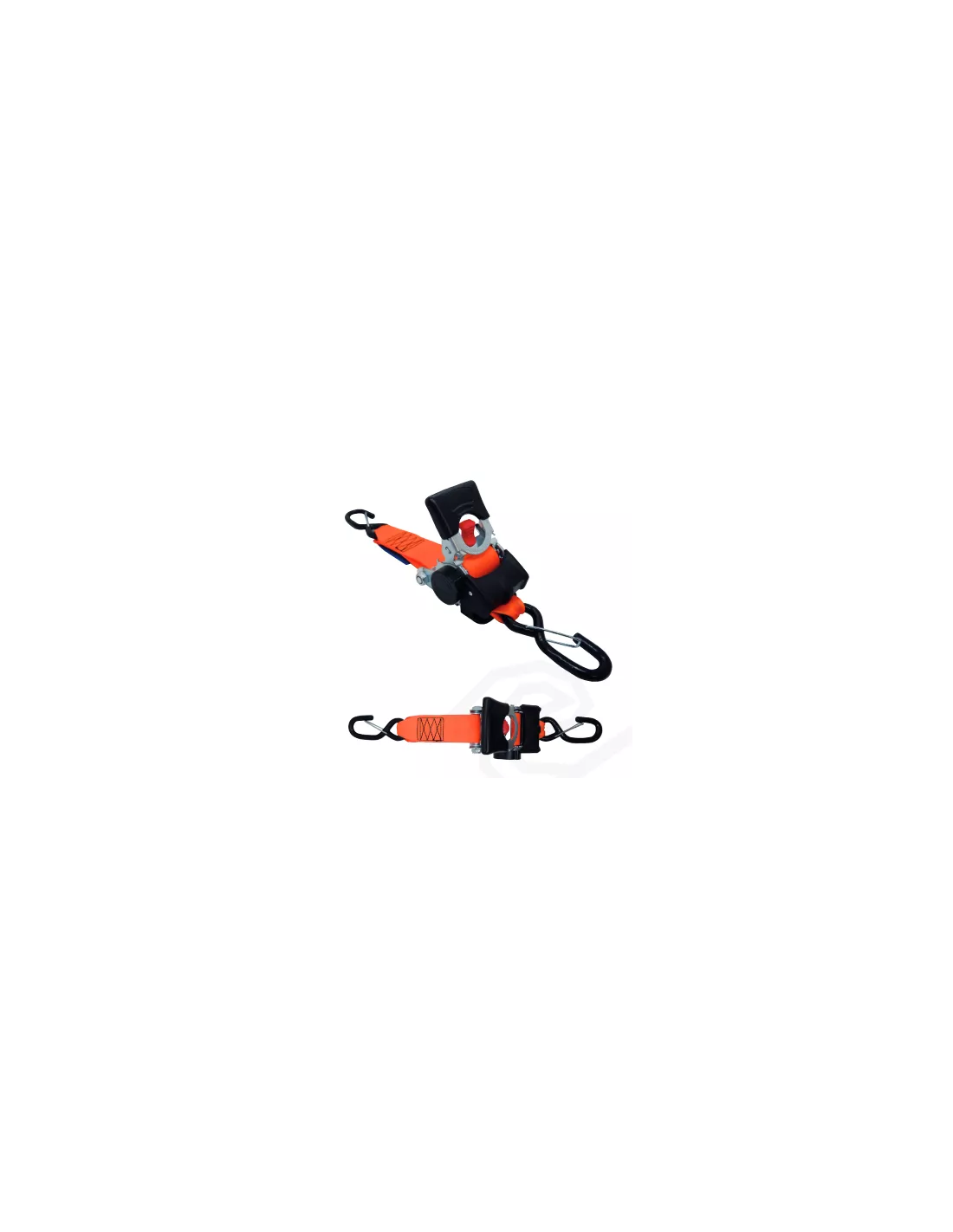 SANGLE ARRIMAGE AUTO-RETRACTABLE CROCHET LINGUET 50mm x 3M /