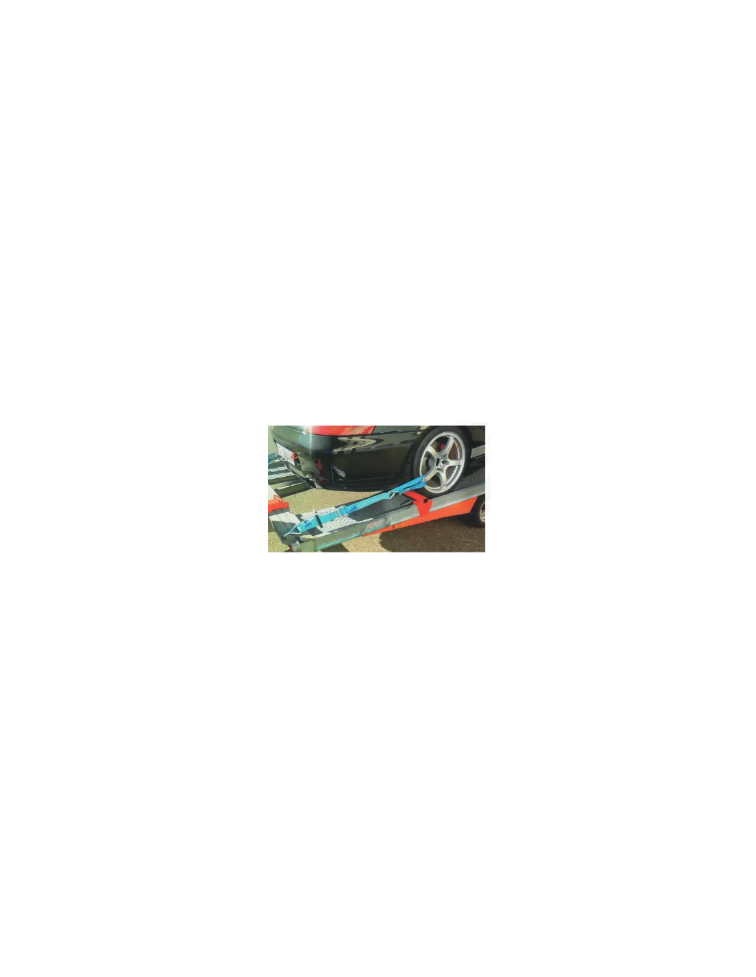 SANGLE ARRIMAGE SPECIALE VEHICULE SUR PLATEAU - 50MM - ACCRO