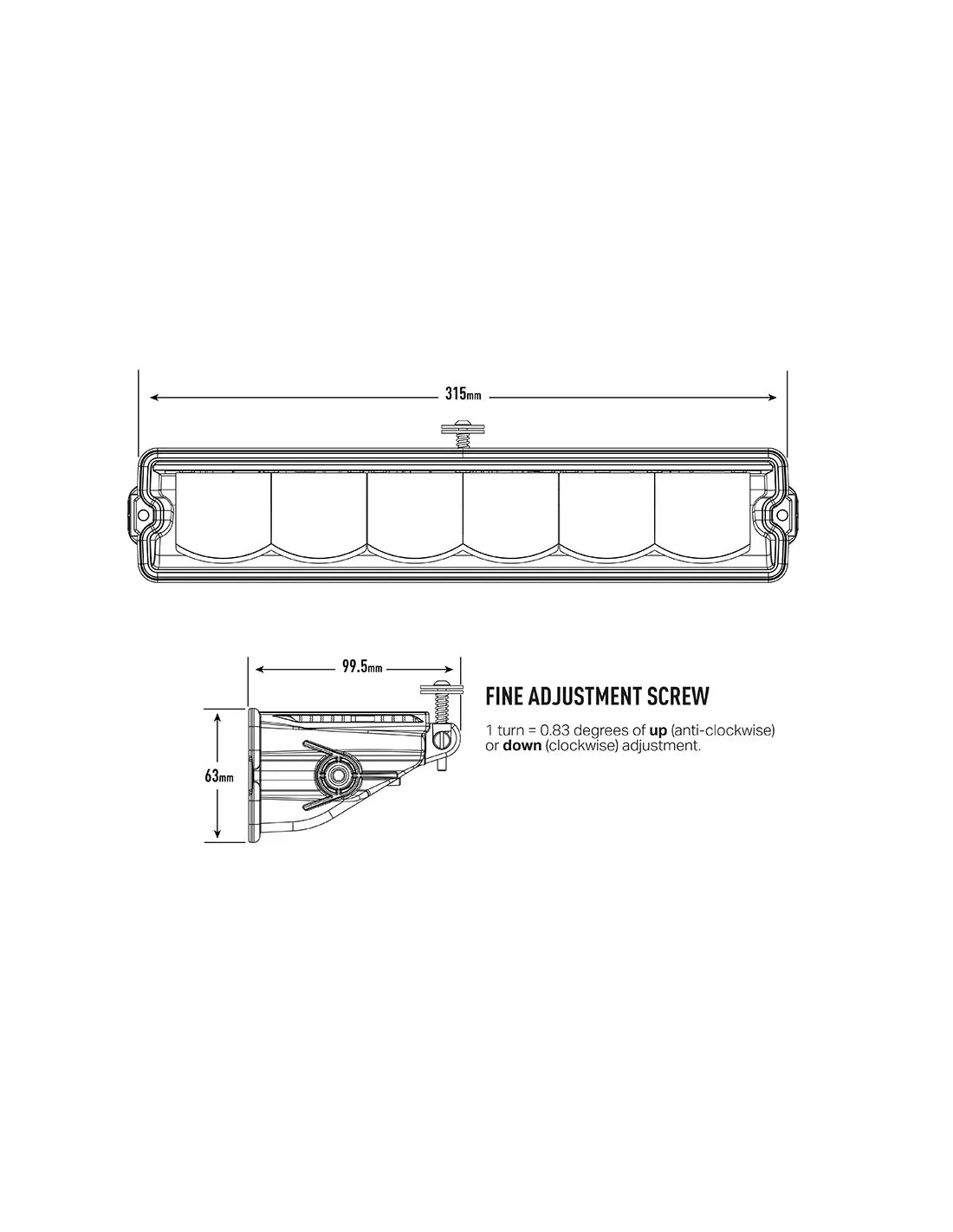PHARE LED LAZER CARBON-6 DRIVE (GEN 3)