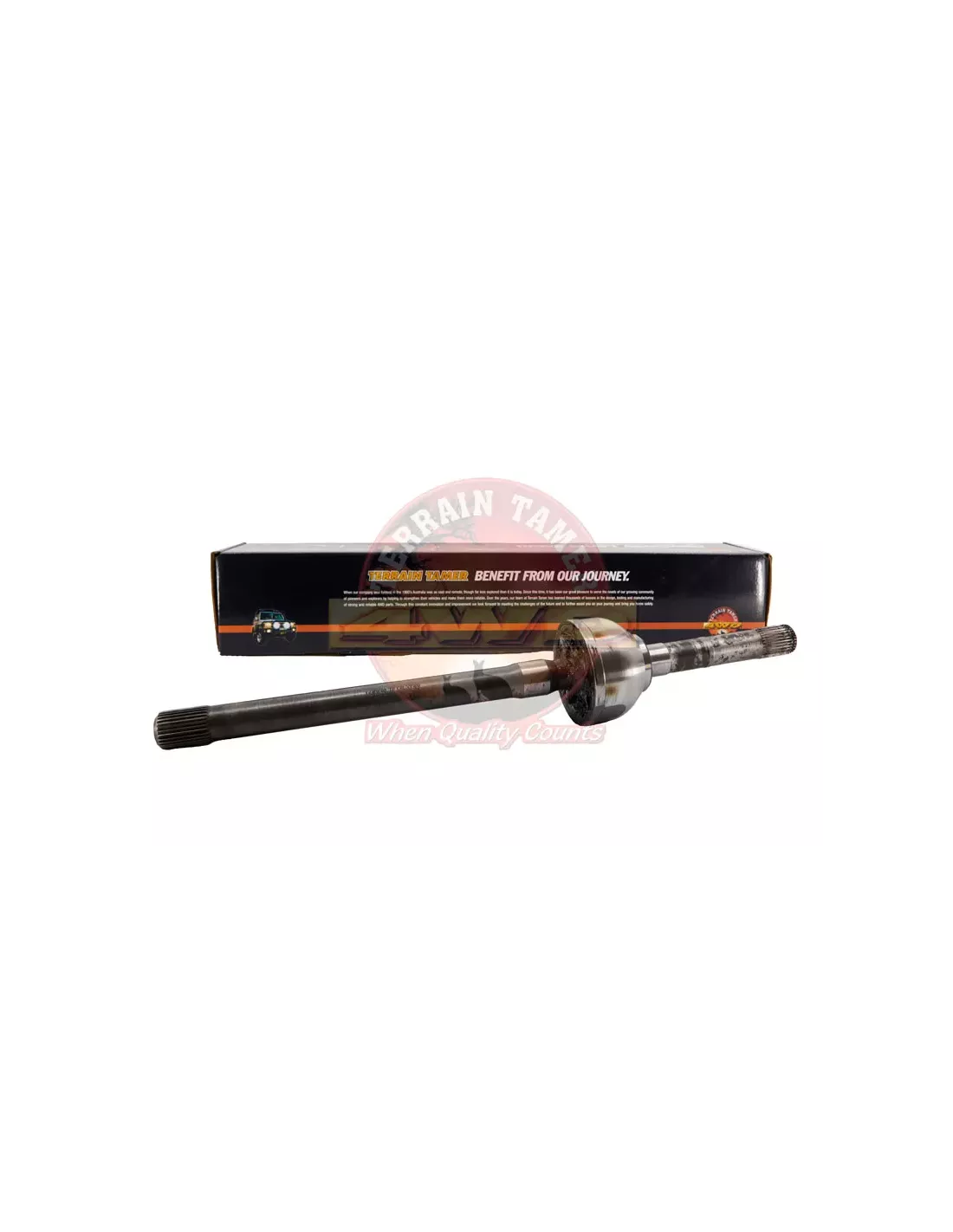 Ensemble cardan et arbre droit Terrain Tamer sans moyeu libr