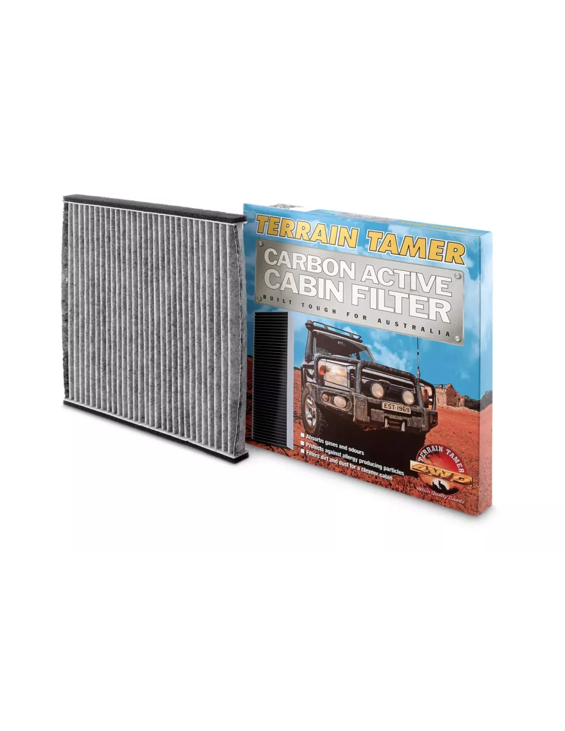 Filtre d'habitacle Carbon Active Terrain Tamer TTCA-460C