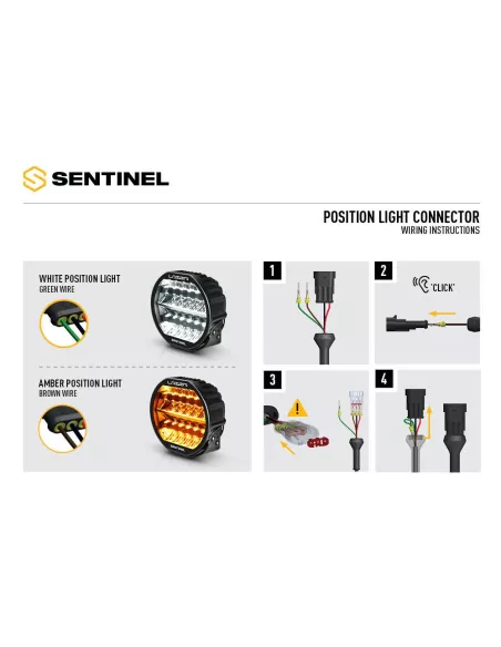 PHARE LED LAZER SENTINEL 9" HIGHLINE - BEACON - WHITE