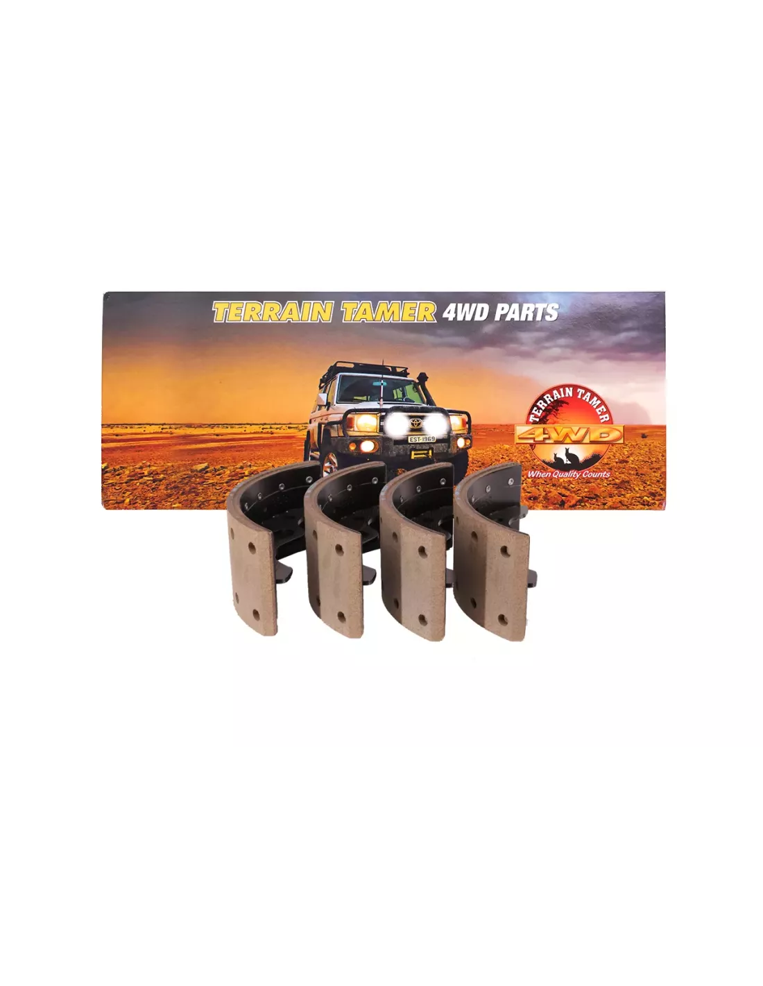 Kit mâchoires de frein arrière Terrain Tamer 04495-37034