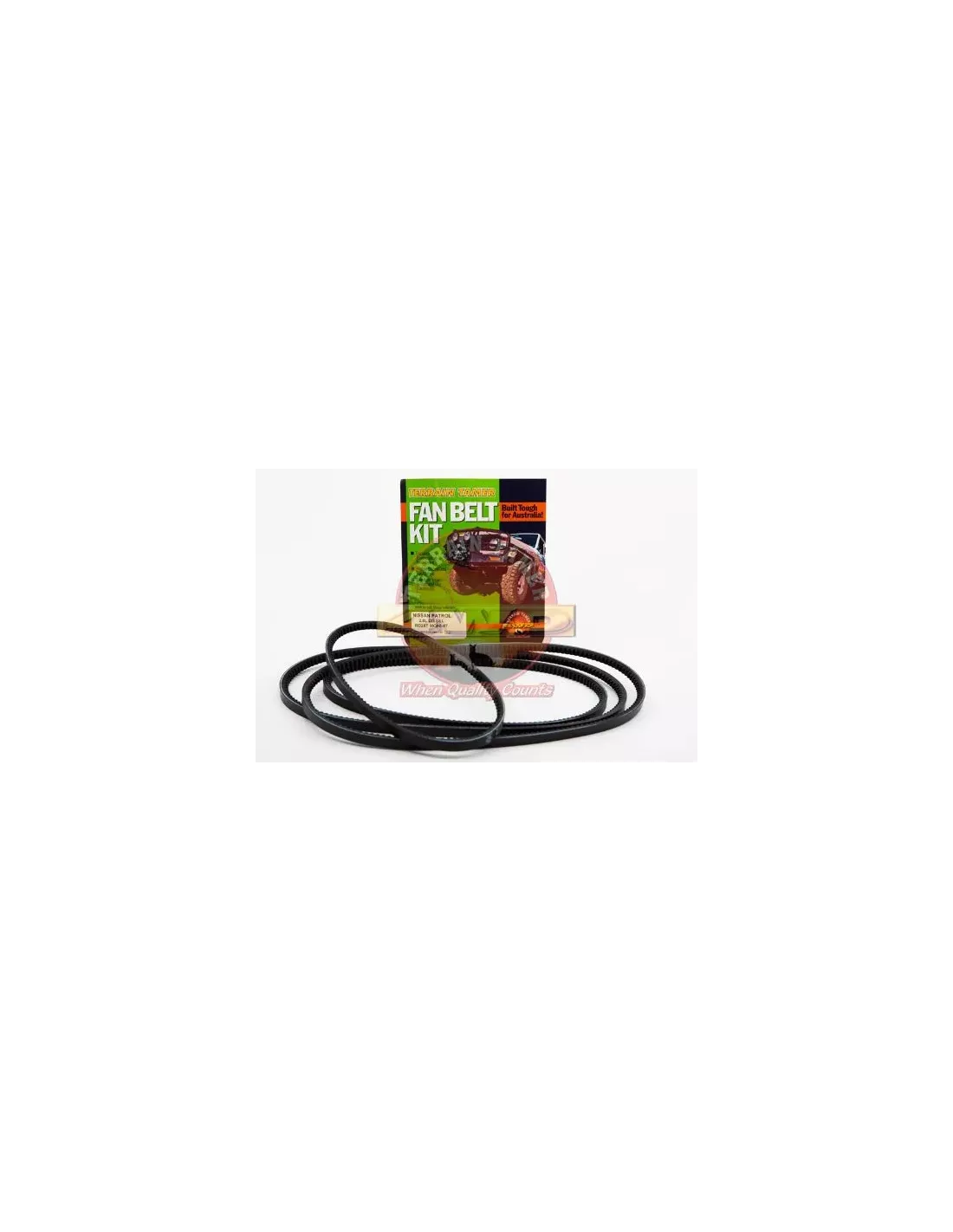 Kit courroie ventilateur direction assistée & clim Patrol GQ