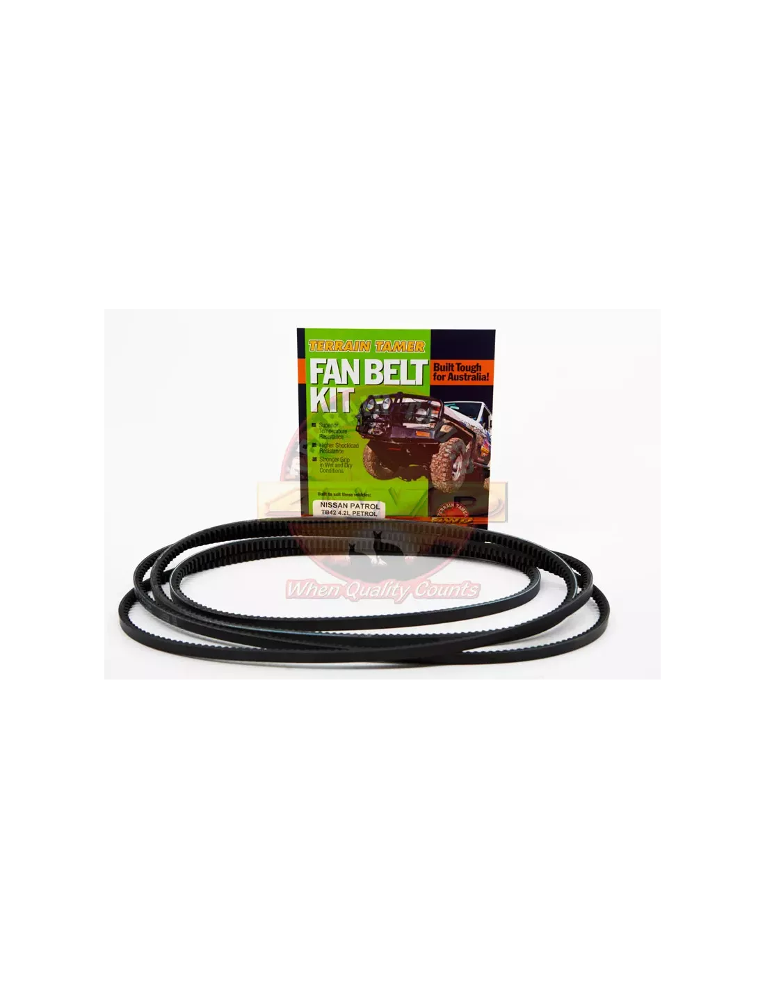 Kit courroies ventilateur, direction assistée & clim TB42 4.