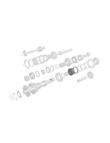 Arbre secondaire 5ème vitesse transmission R150F/R151F