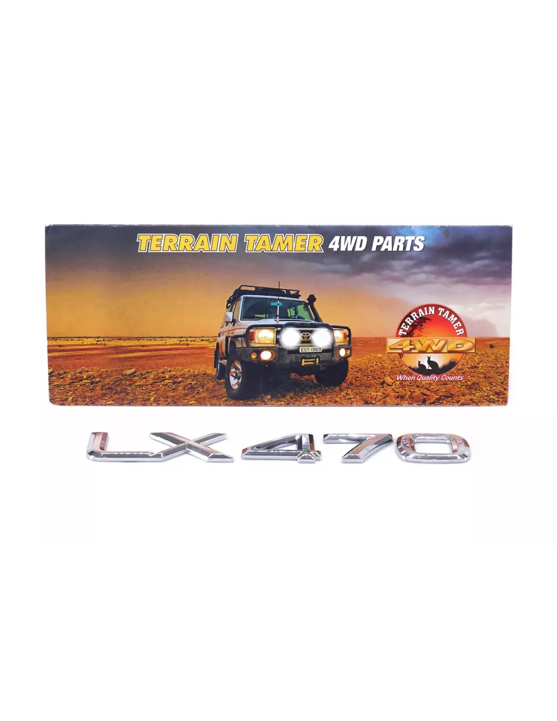 Plaque porte arrière LX470 Terrain Tamer