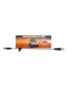 Durite de frein tressée avant gauche +50mm Terrain Tamer