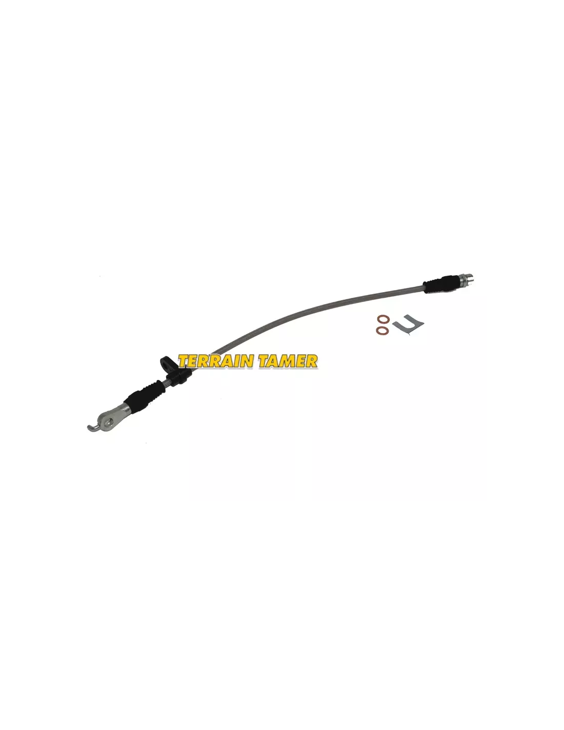 Flexible de frein tressé avant droit +50 mm Terrain Tamer